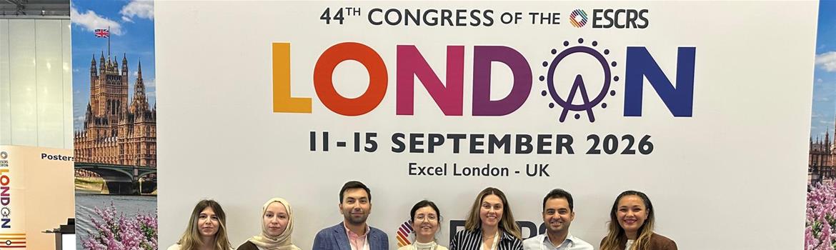 ESOGÜ Göz, Londra'da Düzenlenen 44. ESCRS Kongresi'nde 